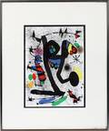 JOAN MIRO COLOR LITHOGRAPH DANCING FIGURES