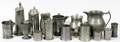 PEWTER TANKARDS PITCHERS MUGS  CUPS 19 PIECES