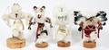 AMERICAN KACHINA DOLLS LATE 20TH C 4 PCS