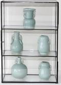 CHINESE CELADON GLAZE VESSELS FIVE