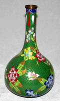 3336 ORIENTAL CLOISONNE VASE H 9