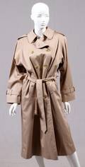 BURBERRY TAN TRENCH RAINCOAT