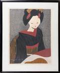 KIYOSHI SAITO WOODBLOCK PRINT 1961