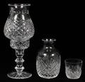 CUT CRYSTAL TUMBLEUP  LANTERN 2 PIECES