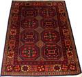 ORIENTAL AFGHAN DESIGN WOOL RUG C 19802000