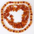 AMBER BEAD NECKLACES TWO
