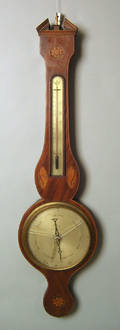 Georgian mahogany barometer ca 1800