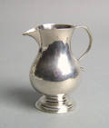 George II sterling silver Sparrowsbeak creamer 1737