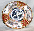3057 JAPANESE IMARI ENAMELED PORCELAIN PLATES SET OF S