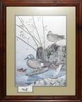 ROBERT GWYNNCOLOR DUCK PRINT 975
