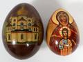 RUSSIAN LACQUERED WOOD EGGS