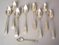 Philadelphia silver spoons late 18th c