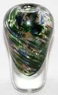 MODERN ART GLASS VASE C 1980