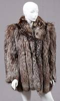 LADYS SILVER FOX FUR JACKET