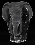 MATS JONASSON SWEDISH CRYSTAL ELEPHANT