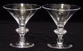 0080 STEUBEN STEMWARE SHERBETS PATTERN TEARDROP 7PC