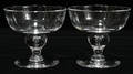 011073 STEUBEN GLASS BALUSTER CHAMPAGNES SET OF TWELV