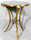 121132 LA BARGE FRENCH EMPIRE STYLE CENTER TABLE WITH