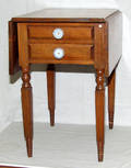 1062 AMERICAN CHERRY DROPLEAF TABLE 19TH CENTURY H