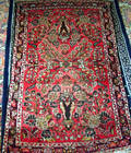 121151 SAROUK ORIENTAL RUG SEMIANTIQUE 4 X 26