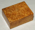 1097 AMERICAN BIRDS EYE MAPLE BOX 19TH CENTURY H 2 1