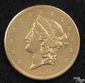 1850O US Liberty Head double eagle 20 gold coin