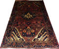 011168 OLD FINE BIJAR PERSIAN WOOL RUG 9 5 X 4 2