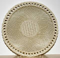 121190 IRISH BELLEEK PORCELAIN CAKE PLATE DIA 10 12