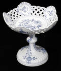 121171 MEISSEN PORCELAIN FRUIT COMPOTE BLUE ONION P