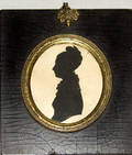 2122 AMERICAN SILHOUETTE OF A WOMAN C1817 2 78 X