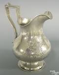 Lows Ball  Company Boston silver pitcher ca 1840