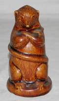 0092 BENNINGTON POTTERY BEARFORM BANK H 6