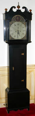012067 P  F HAMILTON TALL CASE CLOCK C1810 H 80