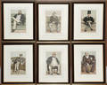 012064 FROM VANITY FAIR COLOR LITHOGRAPHS LOT OF SIX