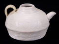 011187 CHINESE CREAMWHITE WARE WINE OR SAUCE POT YUA