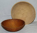1188 CARVED BOWLS TWO DIA 16  18 34