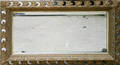 021275 RECTANGULAR GILT PIERCED MIRROR FRAME CIRCA 18