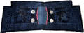 021236 NORTHERN CHINA AREA BLUE GROUND SADDLE RUG 19
