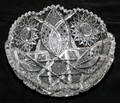 011234 CUT GLASS FRUIT BOWL H 3 DIA 8