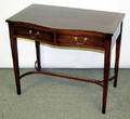 122131 SHERATON STYLE DECORATED MAHOGANY TABLE H 30