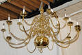 1233 BRASS TWOTIER 18LIGHT CHANDELIER H 40 DIA 64