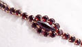 1228 GARNET BRACELET C1930 L 7