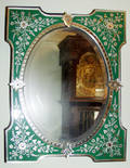 1204 VENETIAN RECTANGULAR MIRROR CIRCA 1920 31 X 24