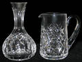 021294 WATERFORD CRYSTAL PITCHER  DECANTER H 9  7