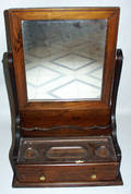 020271 AMERICAN ANTIQUE PINE PIVOTING SHAVING MIRROR