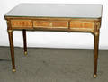 012110 LOUIS XVI STYLE DESK H 29 12 W 43 D 24 12
