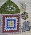 Woven articles to include 2 crib quilts