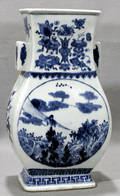 121296 CHINESE KANGHSI PERIOD QING DYNASTY BLUE AND