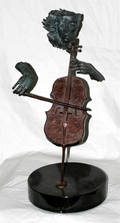 2262 PAUL FARLEY CONTEMPORARY BRONZE SCULPTURE CELL