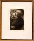 2261 KATHE KOLLWITZ ETCHING 7 12 X 4 1516 MUTT